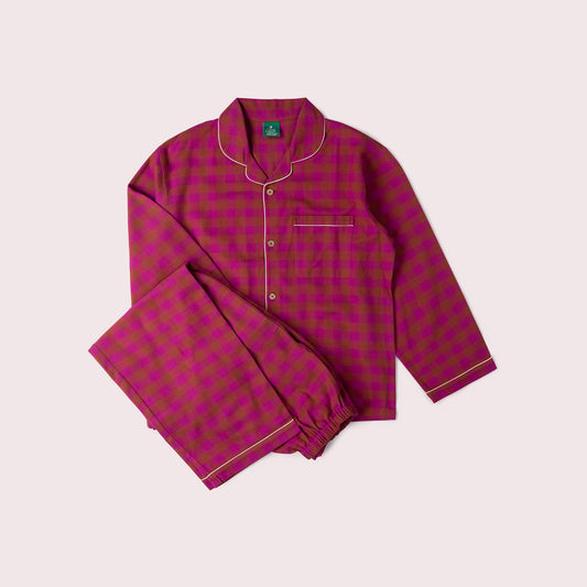 Berry Check Adult Classic Pyjamas Multi / X Large