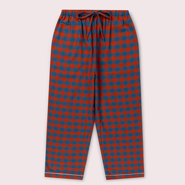 Burnt Ochre Check Adult Classic Pyjama Bottoms