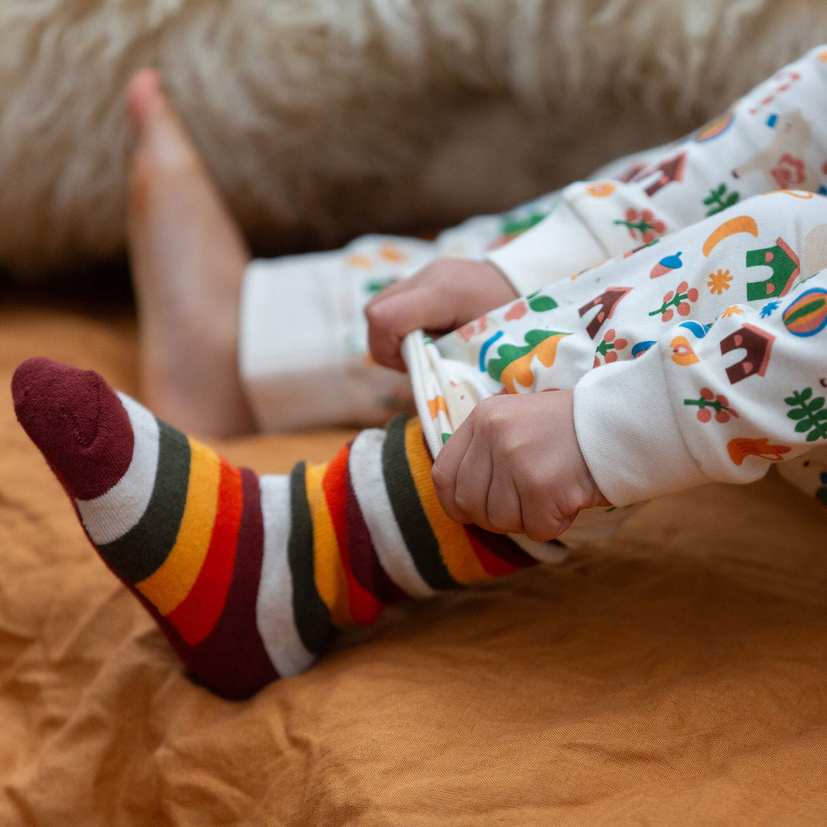 Folk Tales Ankle Socks 3 Pack Multi / 6-8y