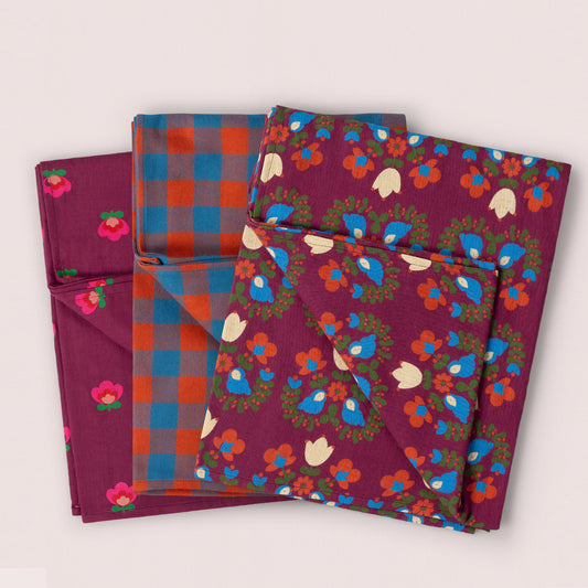 Furoshiki Fabric Gift Wrapping - Multi