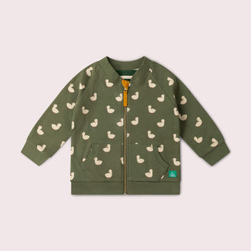 Olive Ducks Reversible Easy Rider Jacket Green / 7-8y