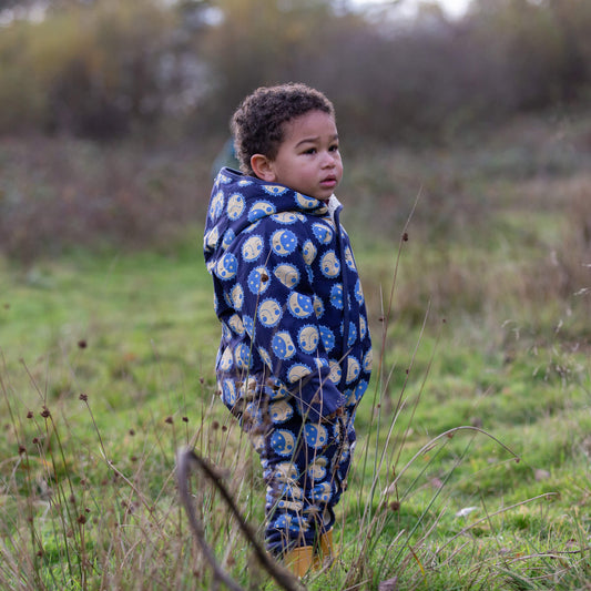 Sun Folk Sherpa Lined Snowsuit Blue / 3-4y