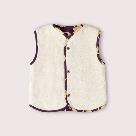 Sun Folk Sherpa Lined Reversible Gilet