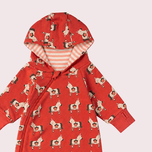 Little Unicorns Hooded Reversible Snug Suit