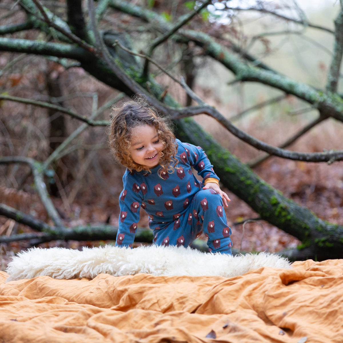 Blue Bears Organic Pyjamas NOT AVAILABLE USA/CAN/AUS Blue / 8-9y