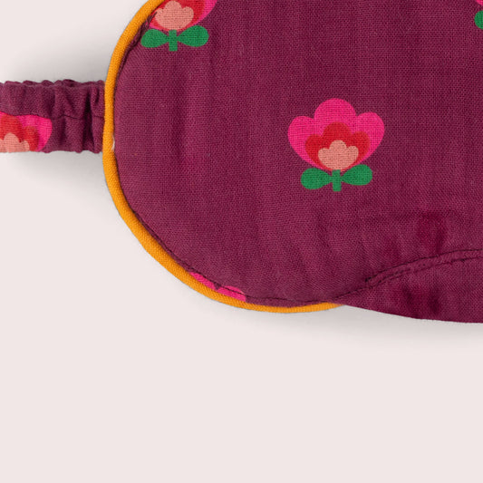Masque pour les yeux adulte bio fleurs roses