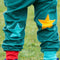 Sea Green Knee Patch Star Joggers