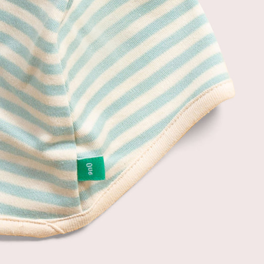 Powder Blue Stripe Baby Hat