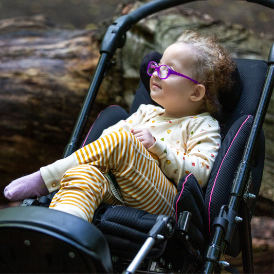 Gold Striped Extra Long Adaptive Joggers