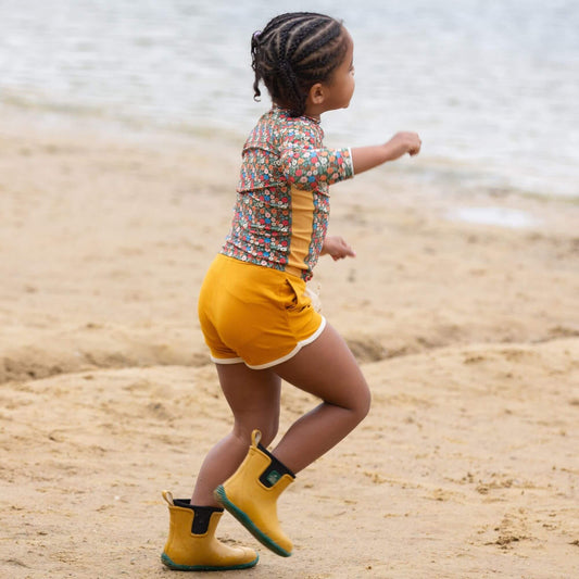 Vintage Flowers UPF 50 Sunsafe Long Sleeve Rash Vest