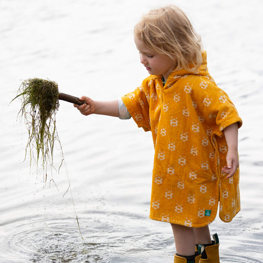 Bees Babies Hooded Beach Poncho