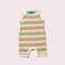 Cream Rainbow Storytime Dungaree Shorts