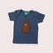 Little Bear Applique Organic Short Sleeve T-Shirt