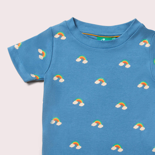 Blue Rainbows Short Sleeve T-Shirt