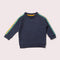 Navy Rainbow Raglan Sweatshirt