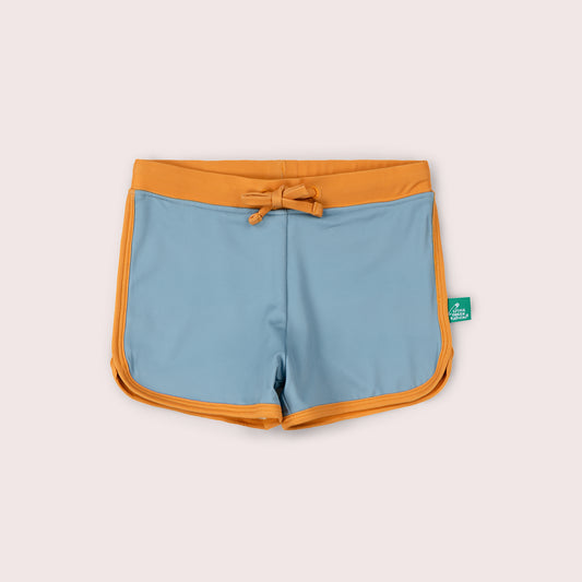 Hazy Blue Recycled Swim Shorts