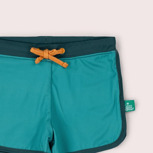 Emerald Green Recycled Swim Shorts