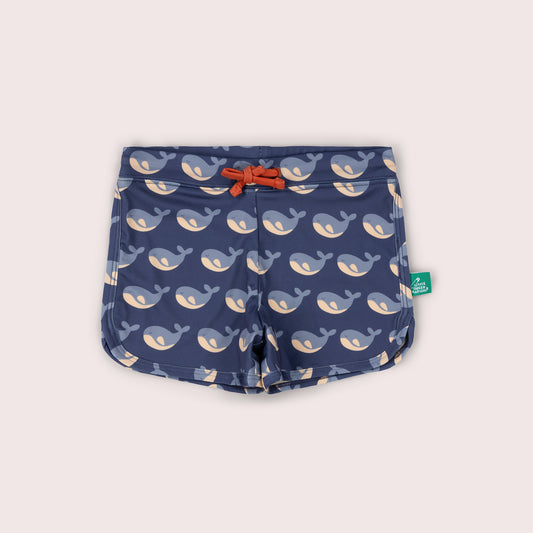 Singing Whales Recycled Swim Shorts