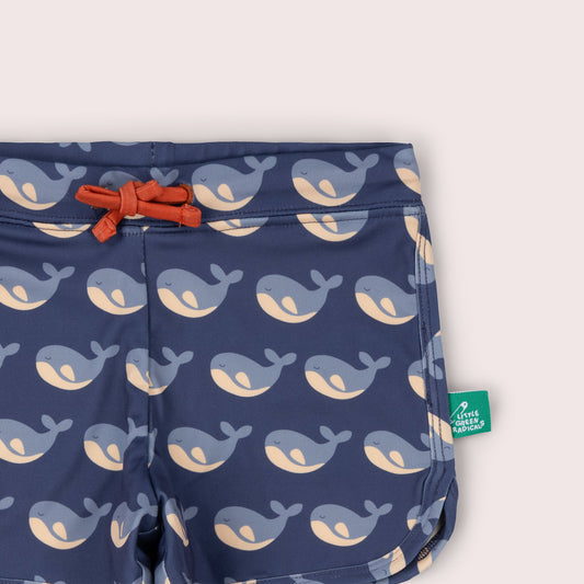 Singing Whales Recycled Swim Shorts