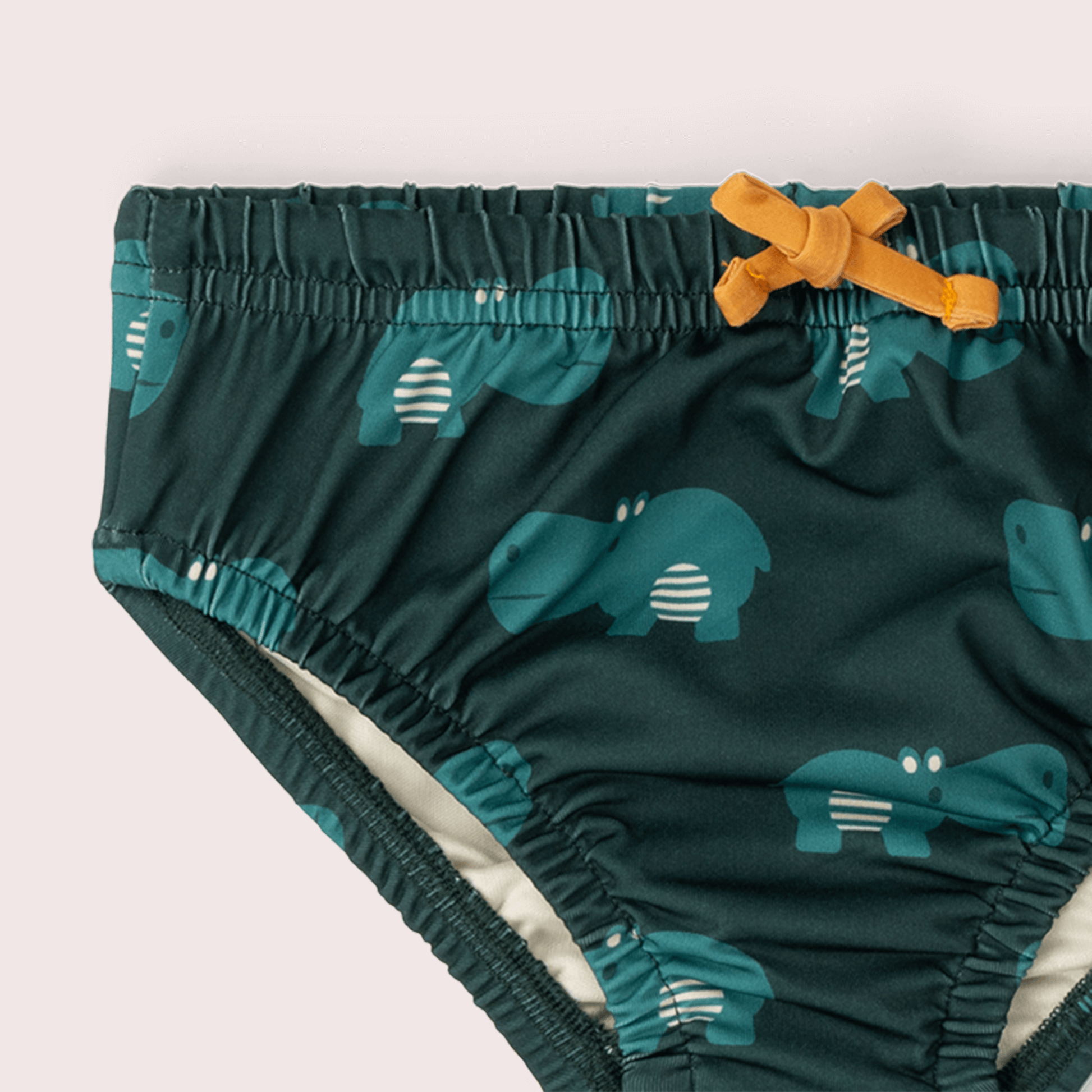 Happy Hippos Reusable Swimming Nappy Green / 12-24m