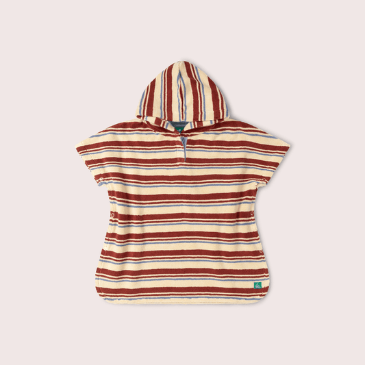 Beach Stripe Baby Towel Poncho