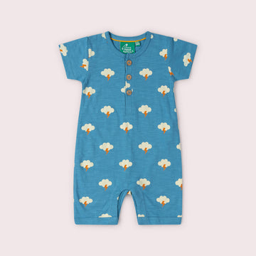 All Weather Organic Summer Romper Blue / 18-24m