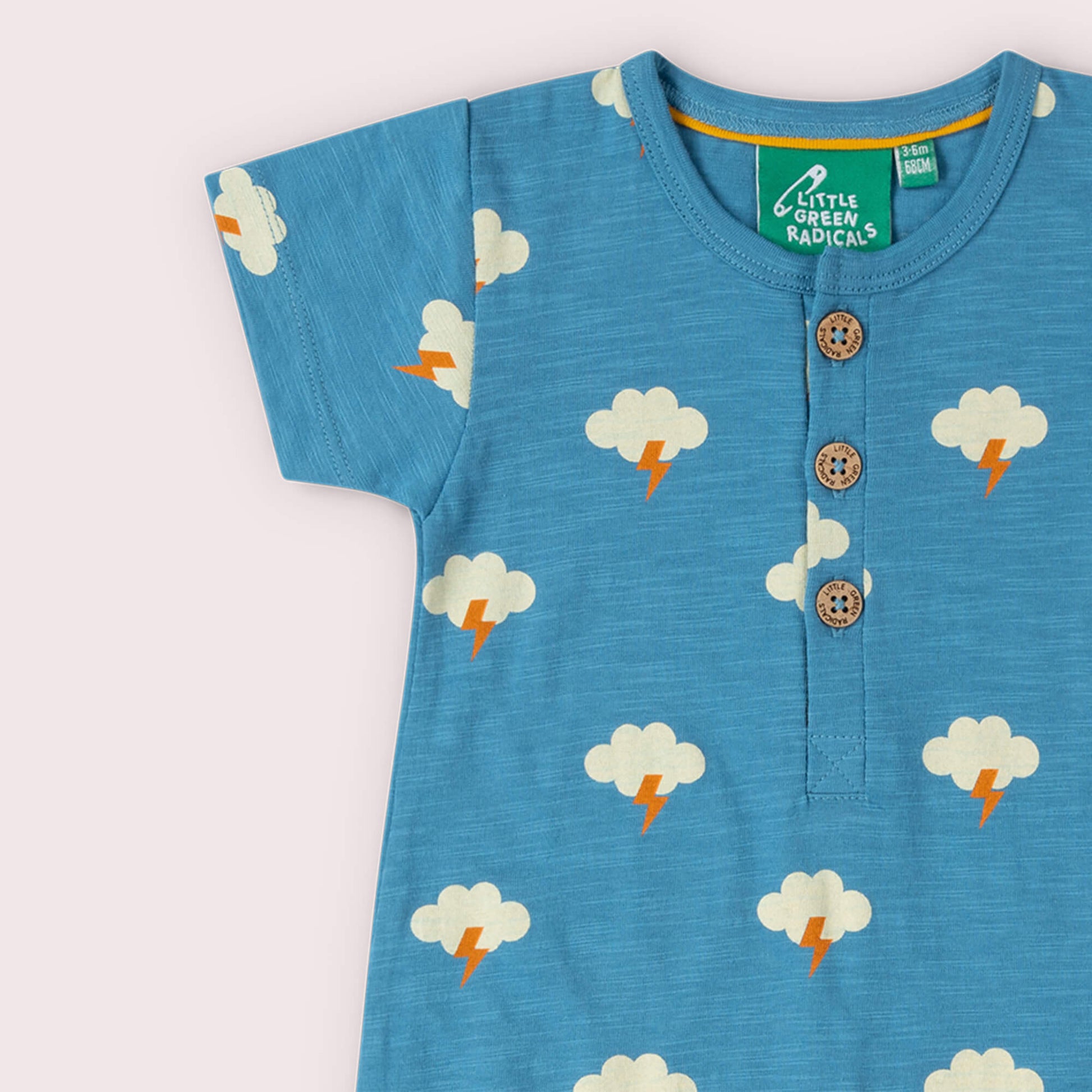 All Weather Organic Summer Romper Blue / 18-24m