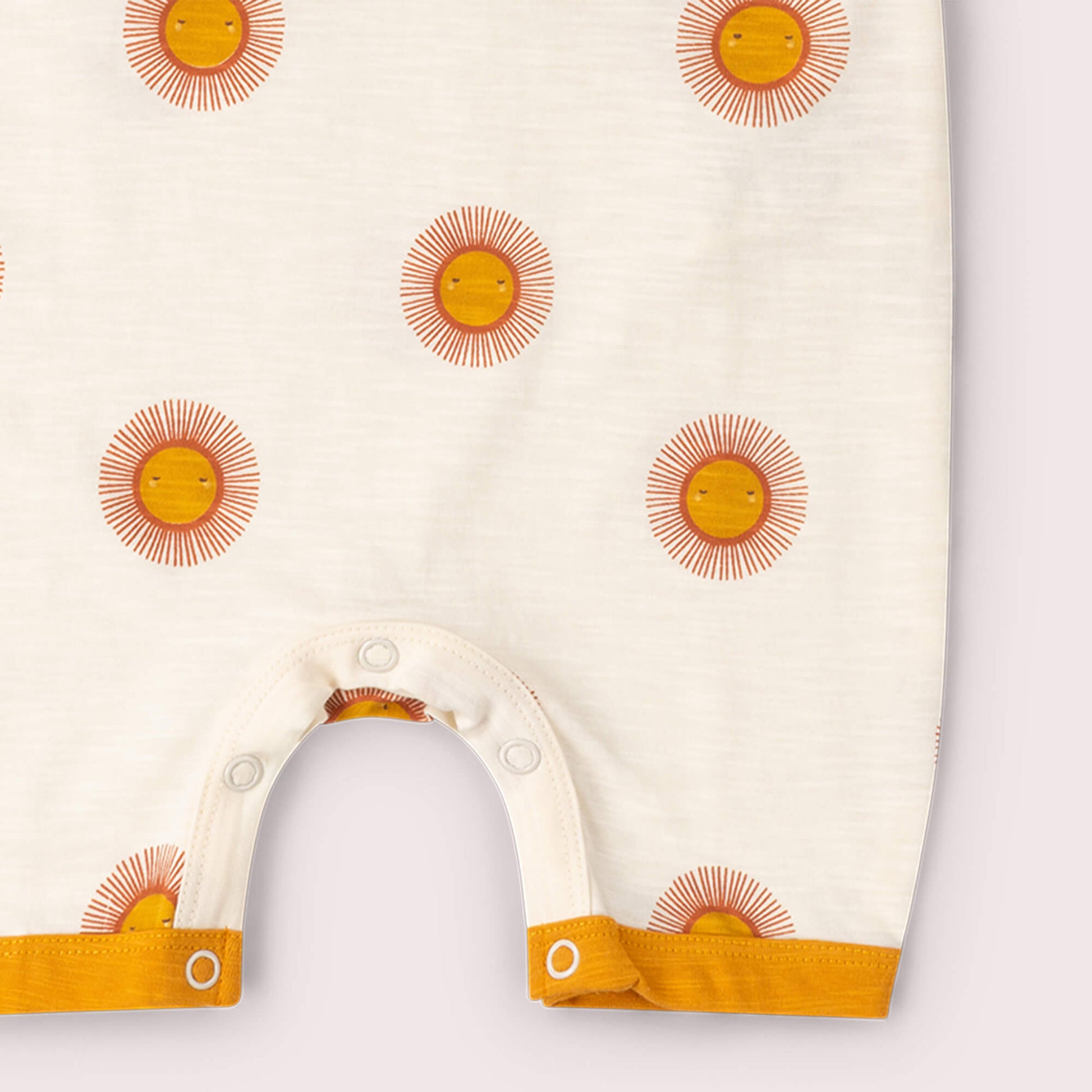 Summer Sun Storytime Dungaree Shorts Cream / 18-24m