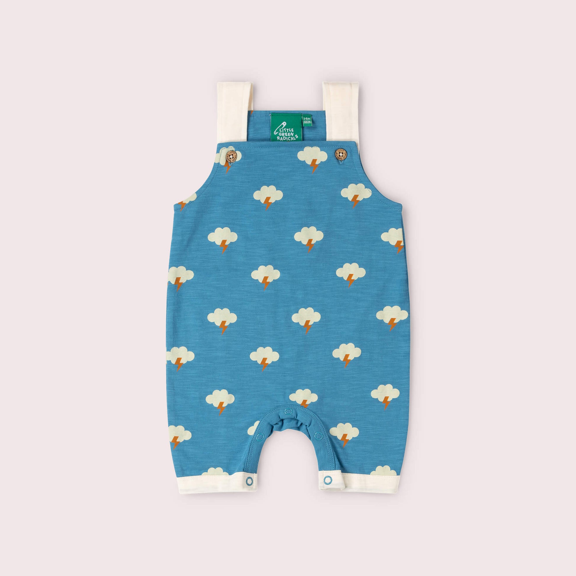 All Weather Storytime Dungaree Shorts Blue / 18-24m
