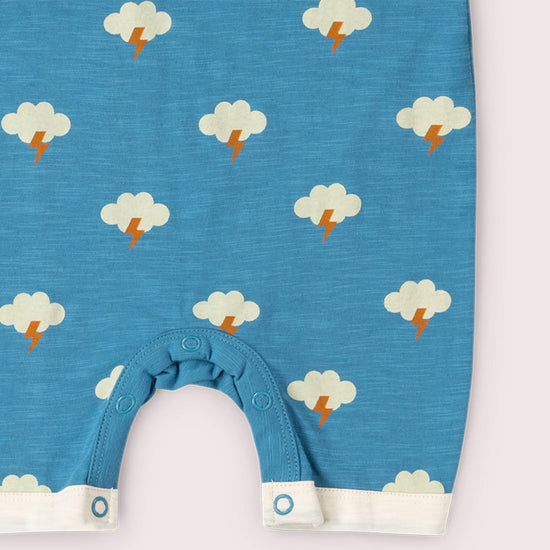 All Weather Storytime Dungaree Shorts Blue / 18-24m