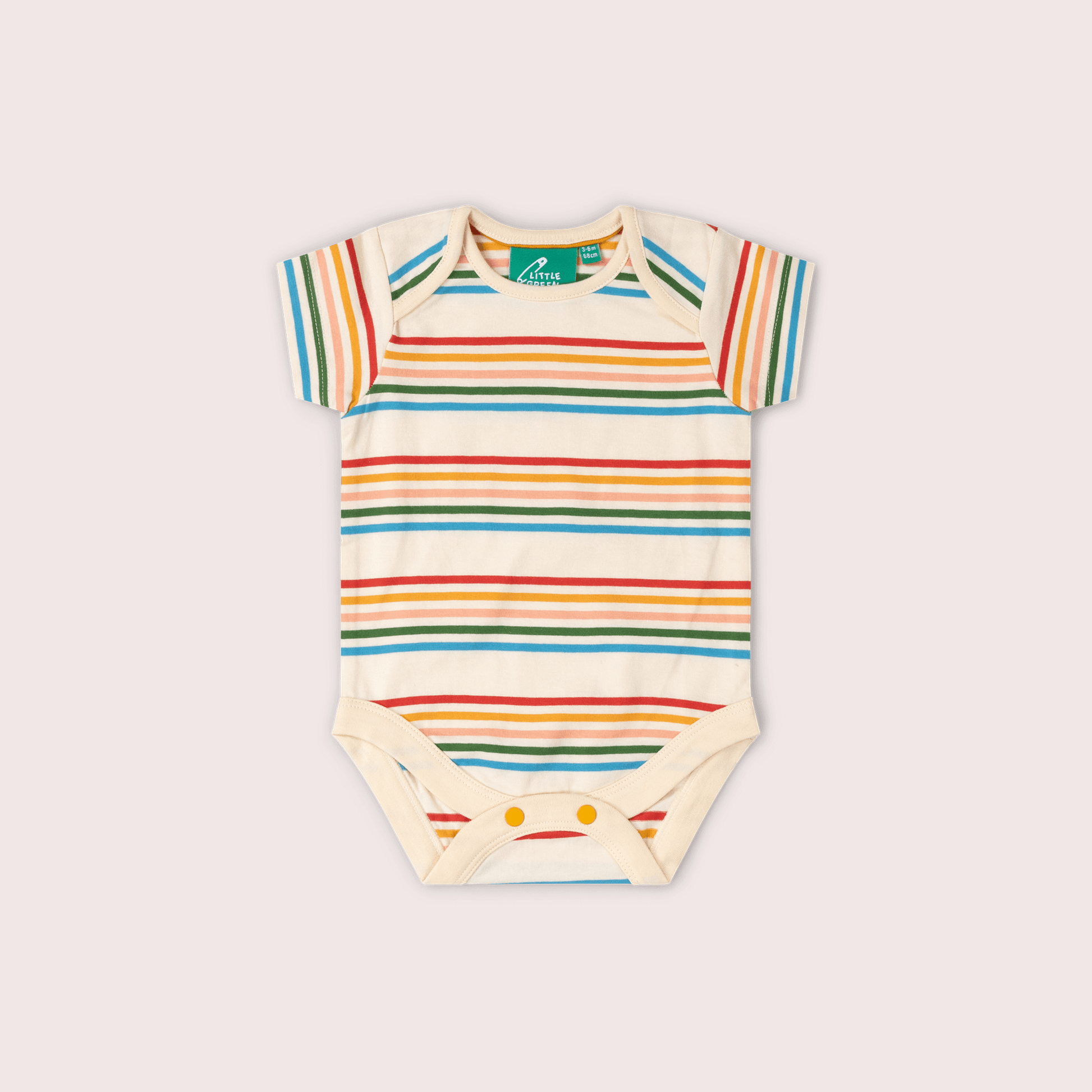 Vintage Rainbows Organic Baby Bodysuit 2 Pack MULTI / 18-24m
