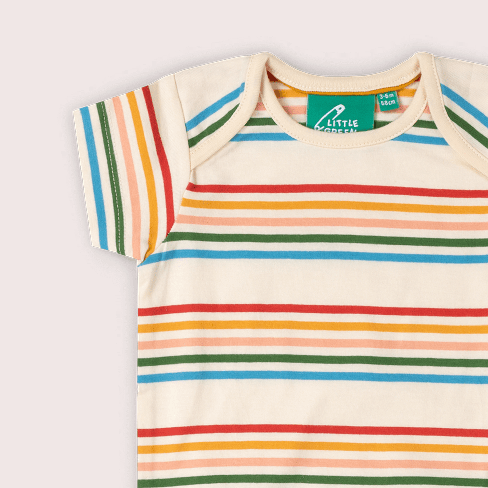 Vintage Rainbows Organic Baby Bodysuit 2 Pack MULTI / 18-24m