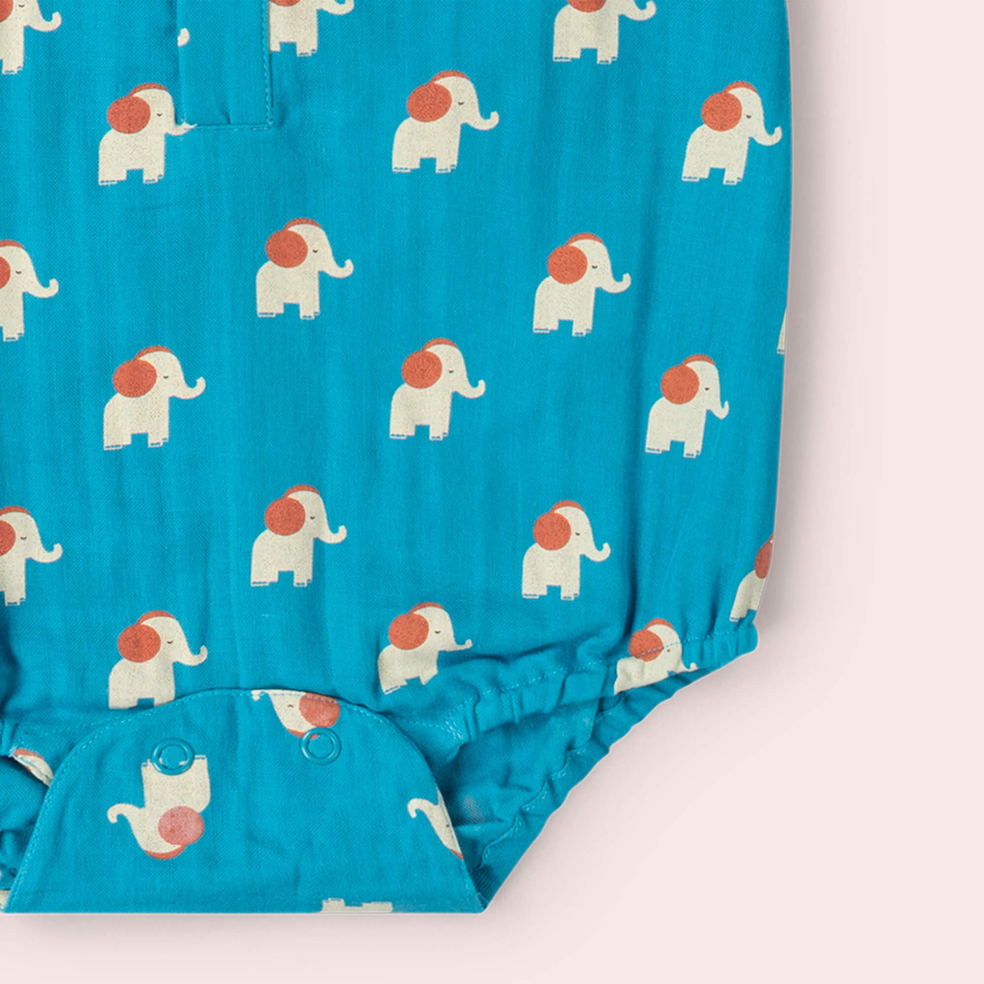 Blue Elephants Bubble Body Blue / 18-24m