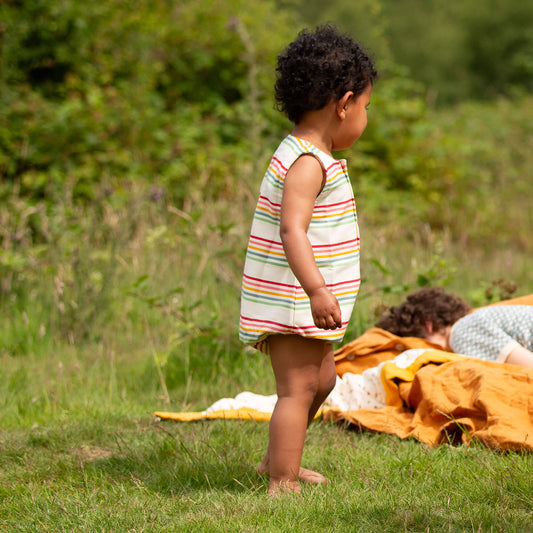 Cream Rainbow Bubble Body MULTI / 18-24m