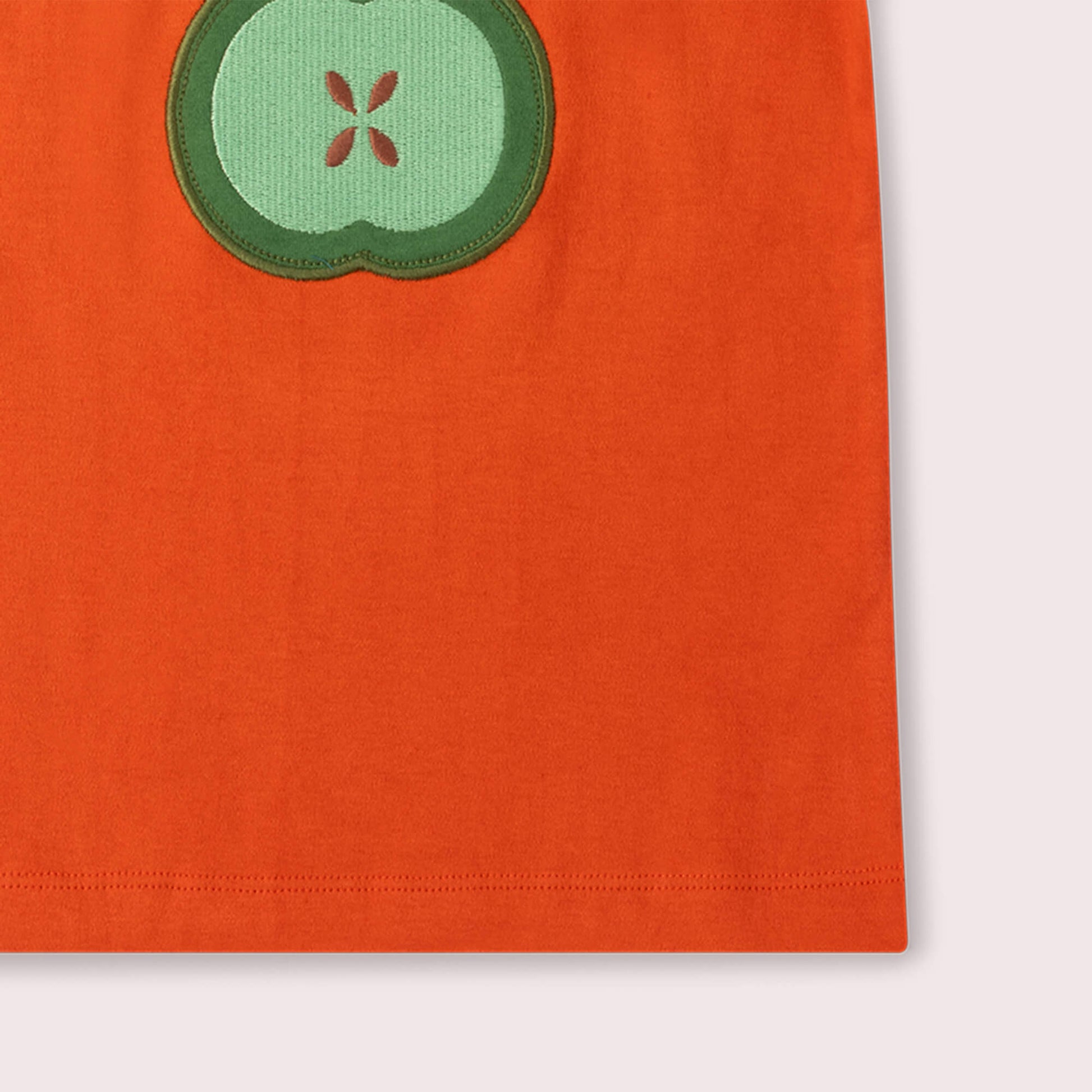 Green Apple Organic Short Sleeve T Shirt Red / 18-24m