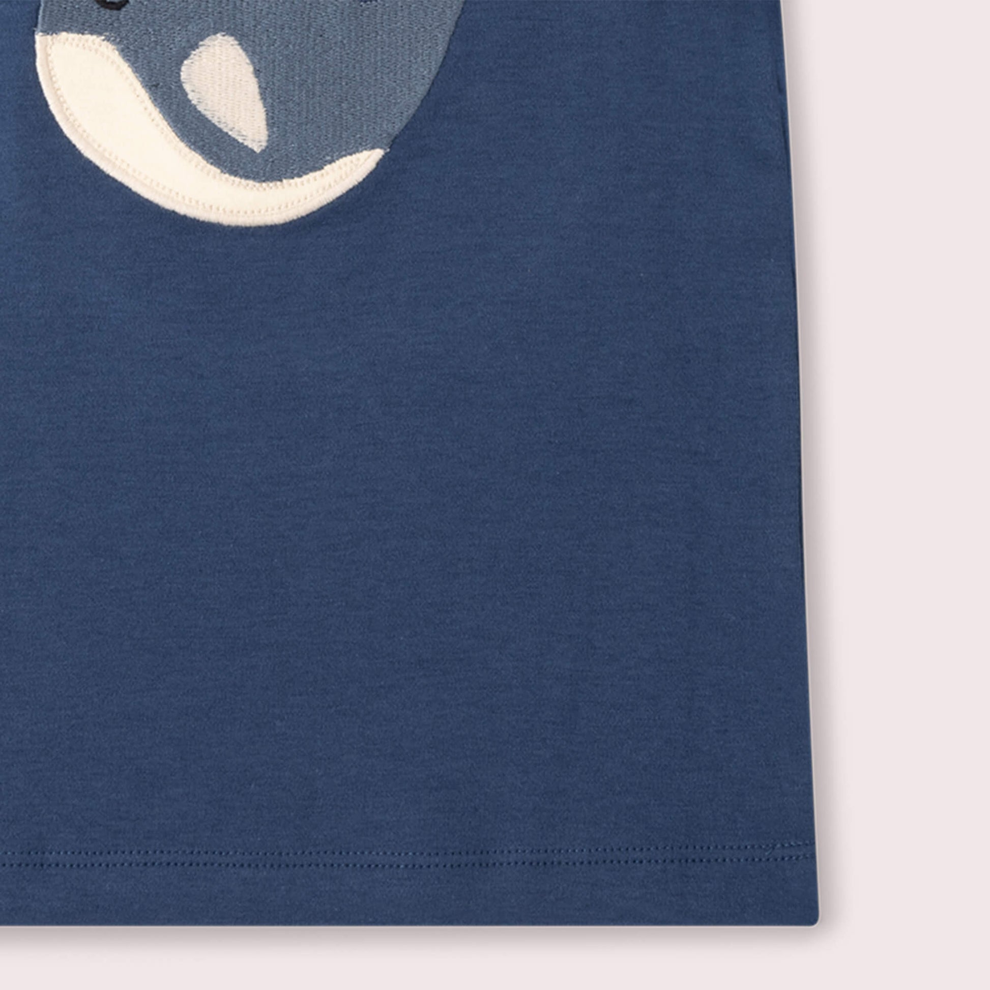 Singing Whale Organic Short Sleeve T Shirt Blue / 18-24m