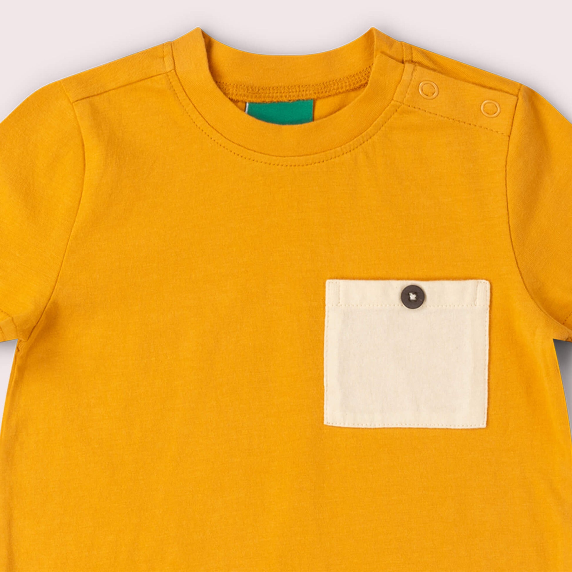 Golden Ochre Short Sleeve Essential T-Shirt Gold / 18-24m
