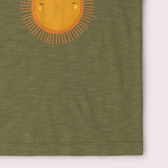 Summer Rays Short Sleeve Popper T Shirt Green / 18-24m