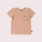 Burnt Ochre Striped Short Sleeve Essential T-Shirt Red / 18-24m