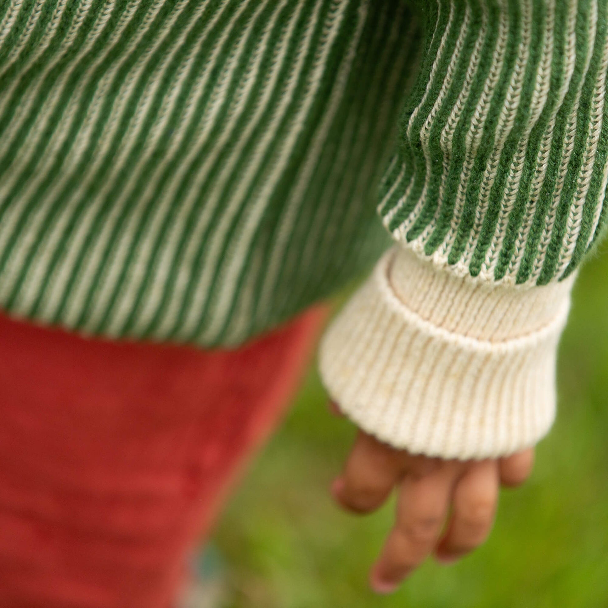 Garden Green Knitted Snuggly Jumper Green / 12-24m