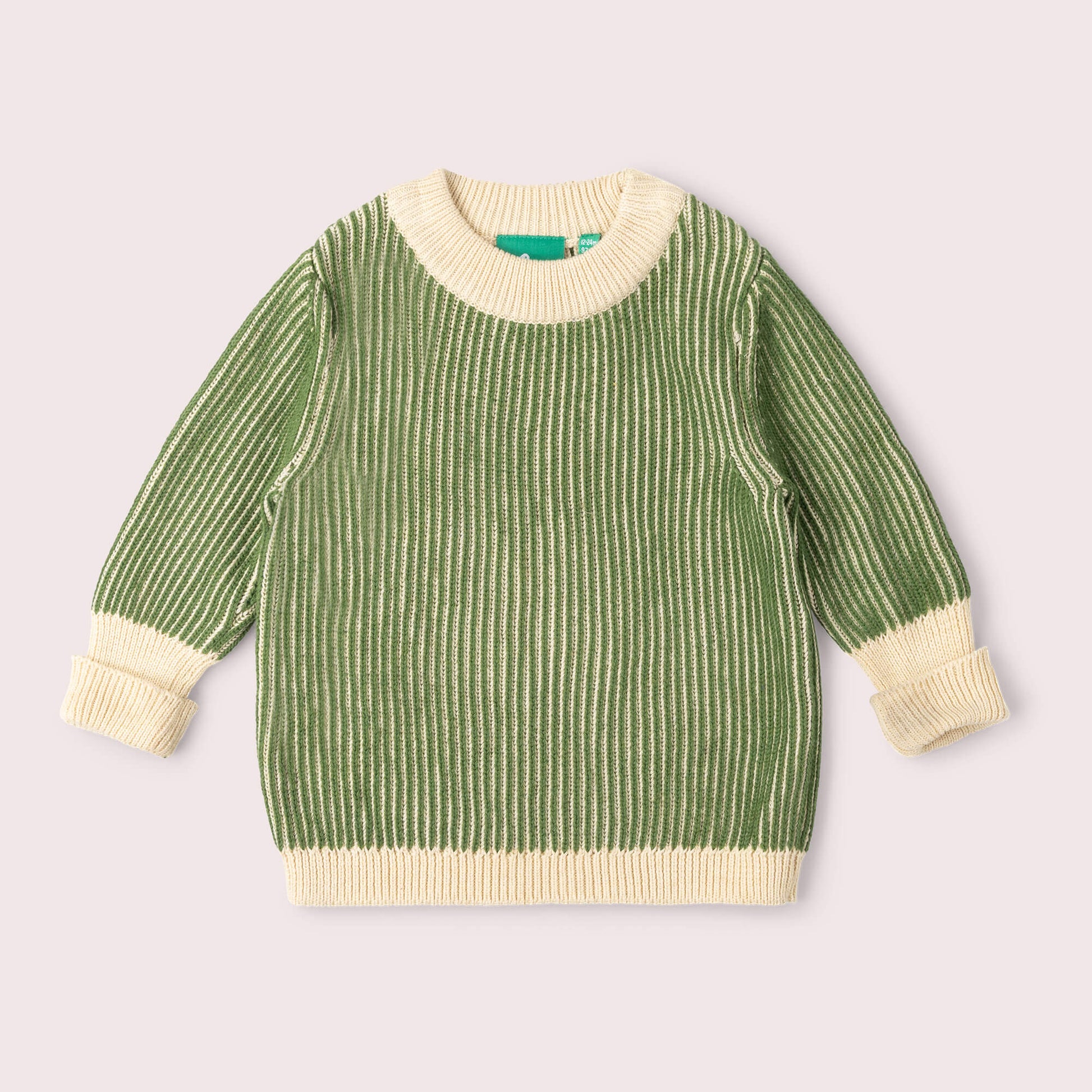 Garden Green Knitted Snuggly Jumper Green / 12-24m