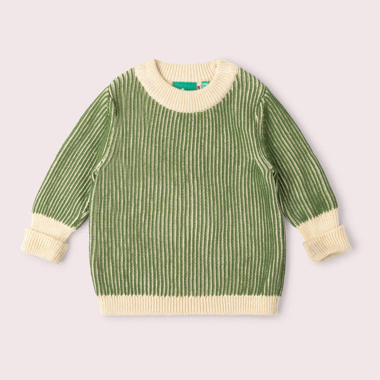 Garden Green Knitted Snuggly Jumper Green / 12-24m