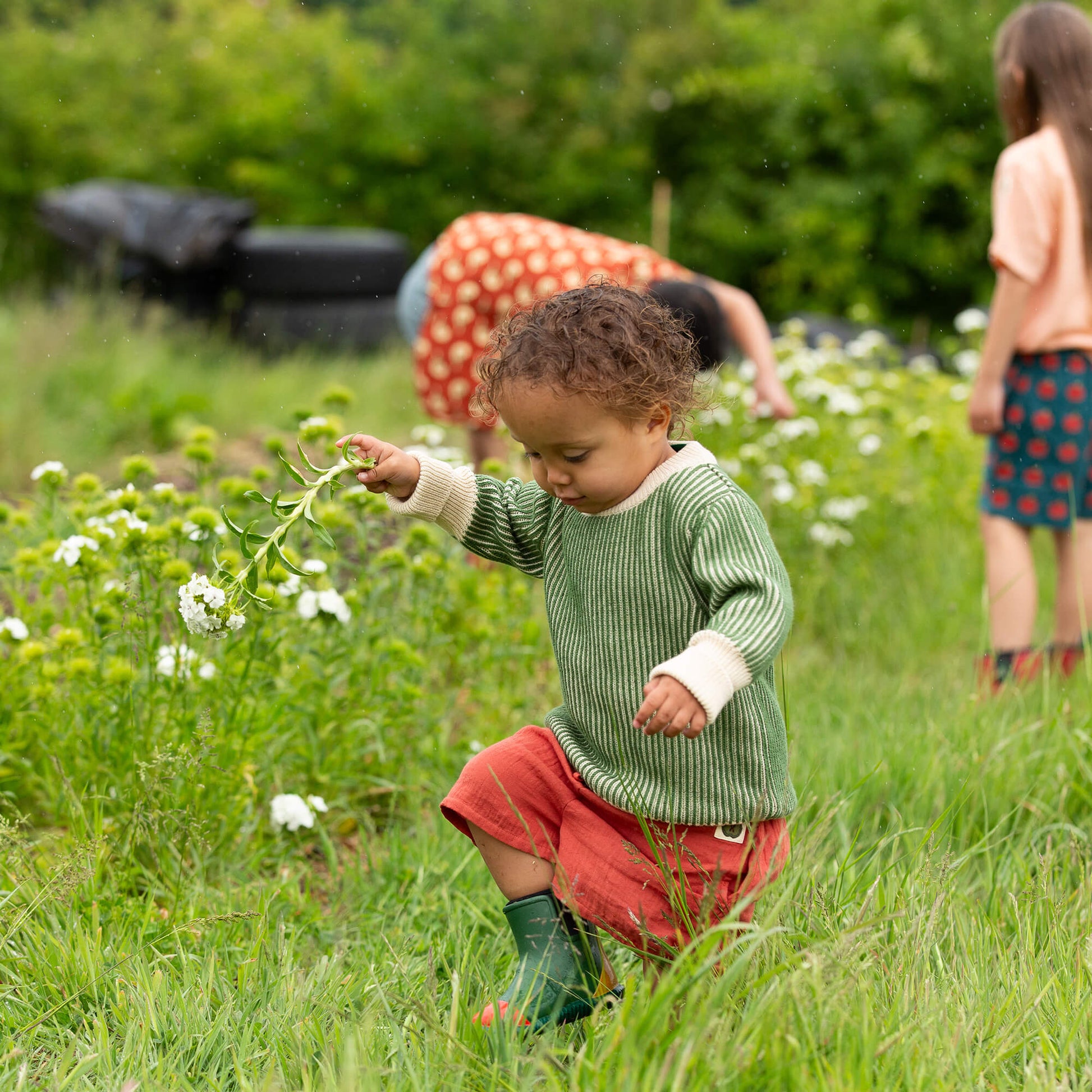 Garden Green Knitted Snuggly Jumper Green / 12-24m