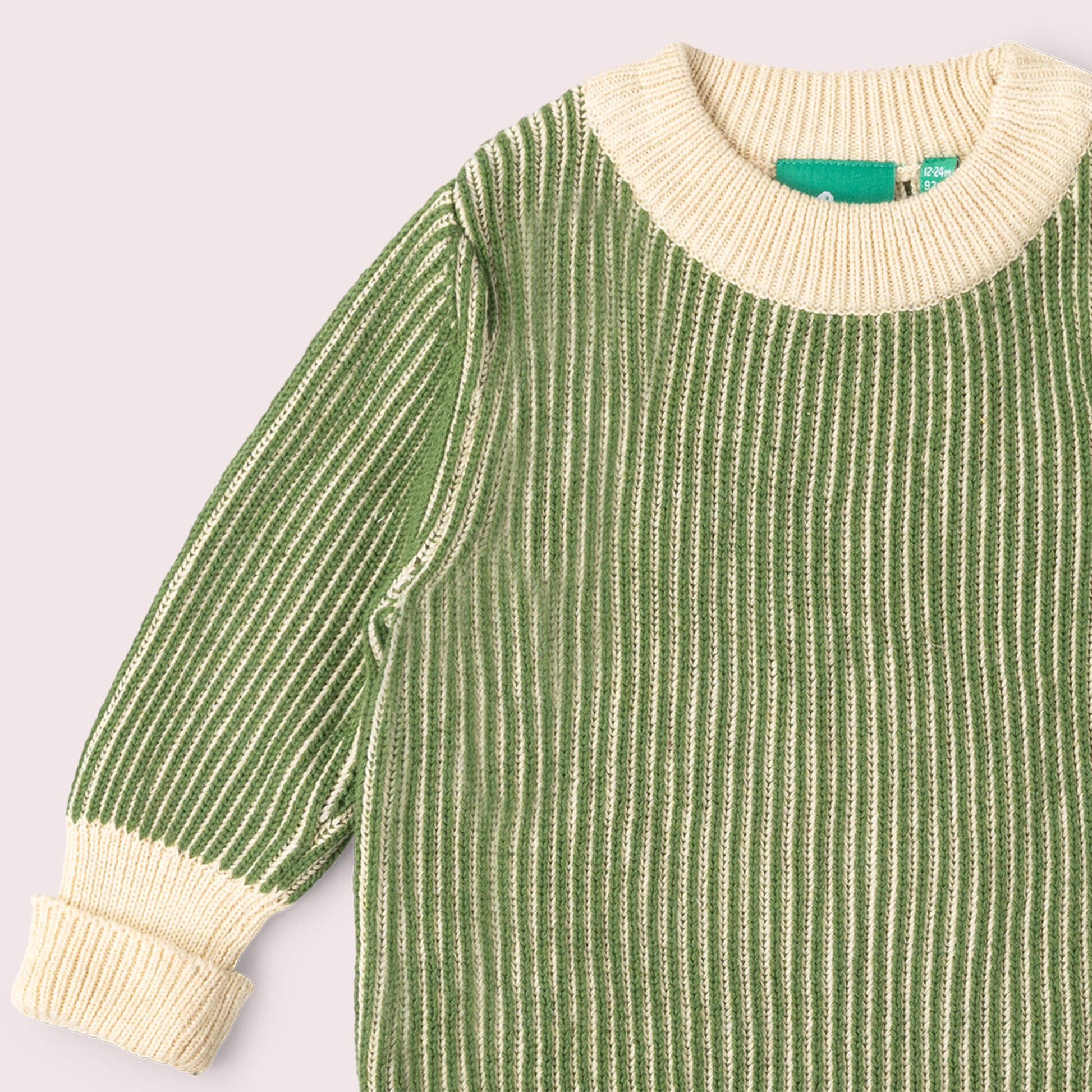 Garden Green Knitted Snuggly Jumper Green / 12-24m