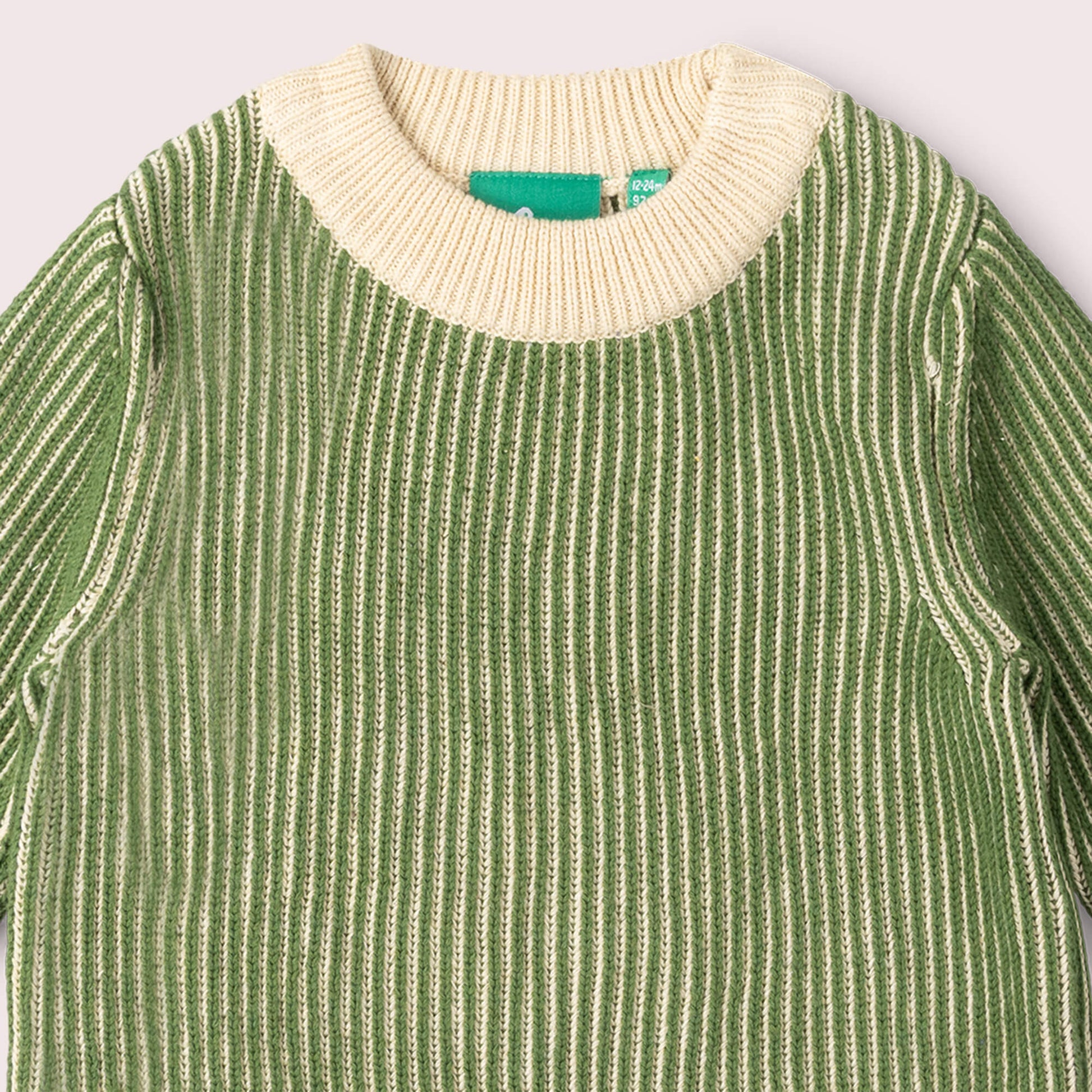 Garden Green Knitted Snuggly Jumper Green / 12-24m