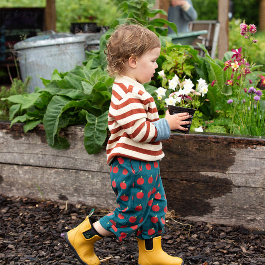 Ginger Striped Knitted Jumper Red / 12-24m