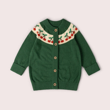 Little Cherry Knitted Cardigan