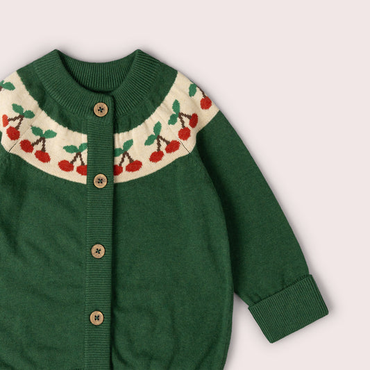 Little Cherry Knitted Cardigan