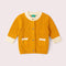 Golden Ochre Snuggly Knitted Cardigan Gold / 12-24m