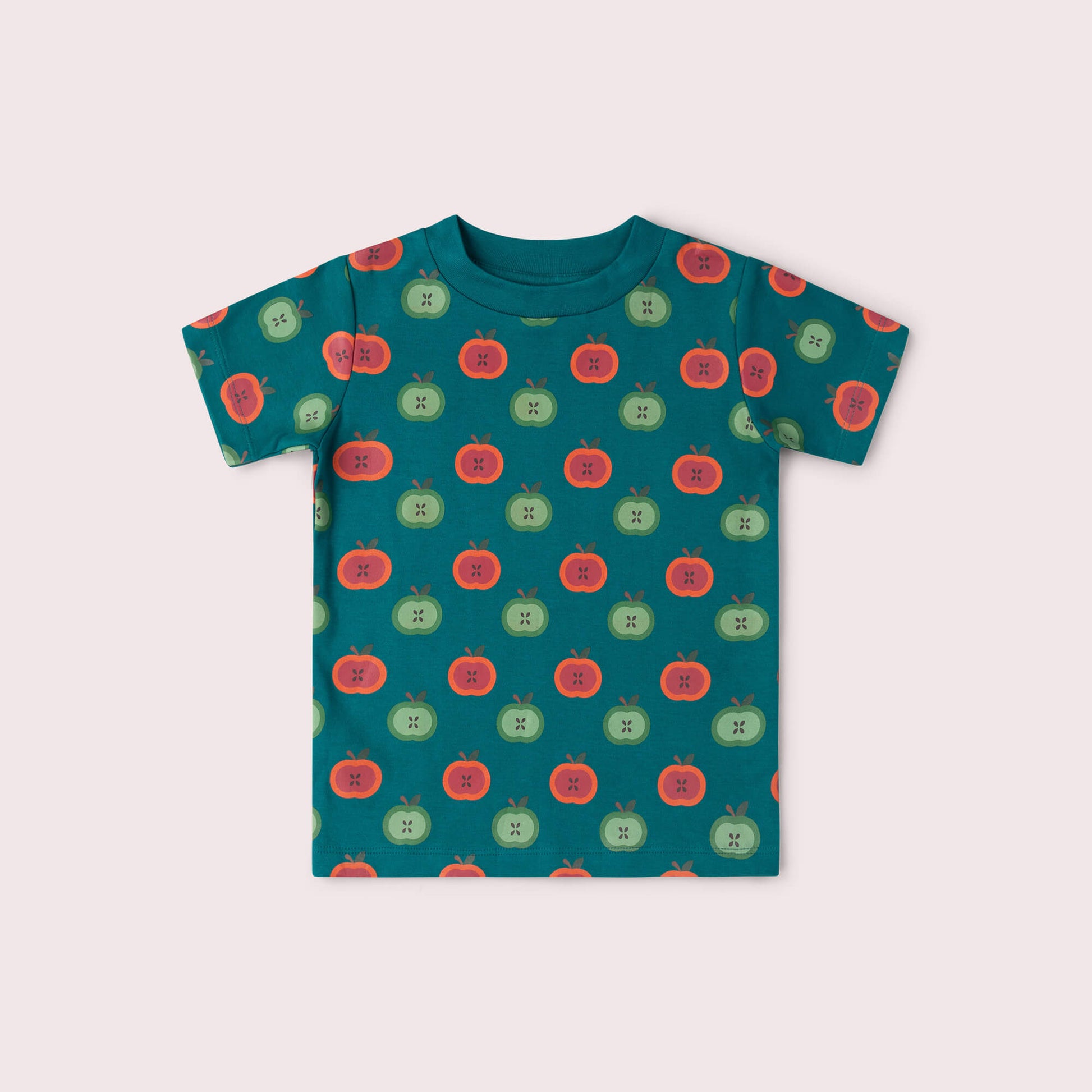 Apple Picking Short Sleeve T Shirt Blue / 18-24m